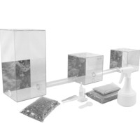 These starter kits are specially prepared for certain species of ants and ant-specific groups.