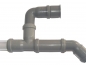 Preview: Rohrverbindung Adapter 40/32 - grau