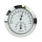 Preview: Mini Thermo- Hygrometer analog metall - 43mm