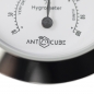 Preview: Mini Thermo- Hygrometer analog metall - 43mm