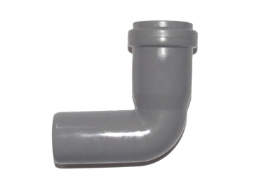 Rohrverbindung L für 40mm Rohr - grau