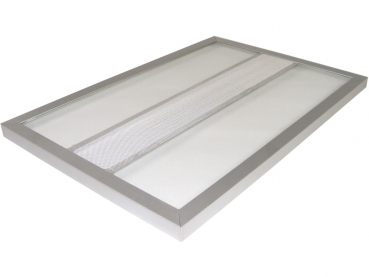 Abdeckung Glas + Gitter 60x30 cm