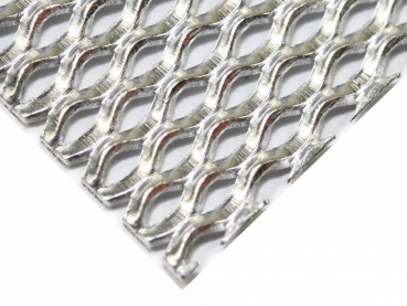 Aluminium Streckgitter ultrafein Mw 0,2mm - 10cm x 20cm