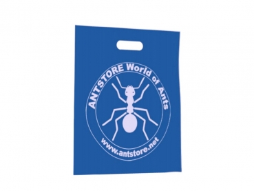 ANTSTORE Plastiktüte 35x25 - blau