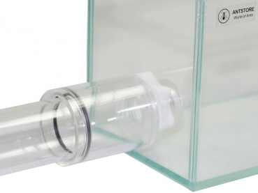 Becken-Rohrverbinder 3/4" zu 50mm - gerade - transparent