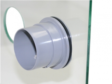 Formicarium-Schraubbuchse für 50mm-Bohrung - grau
