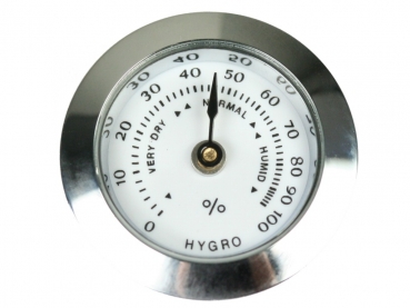 ANTSHOP Austria - Mini-Thermometer Thermometer analog metall - 25mm kleines  mini thermometer 25 mm metall silber