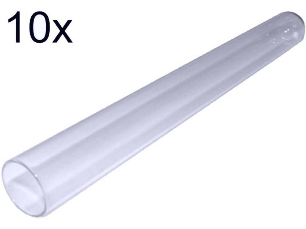 plastic test tubes PS 150x16 mms / 10 pcs.