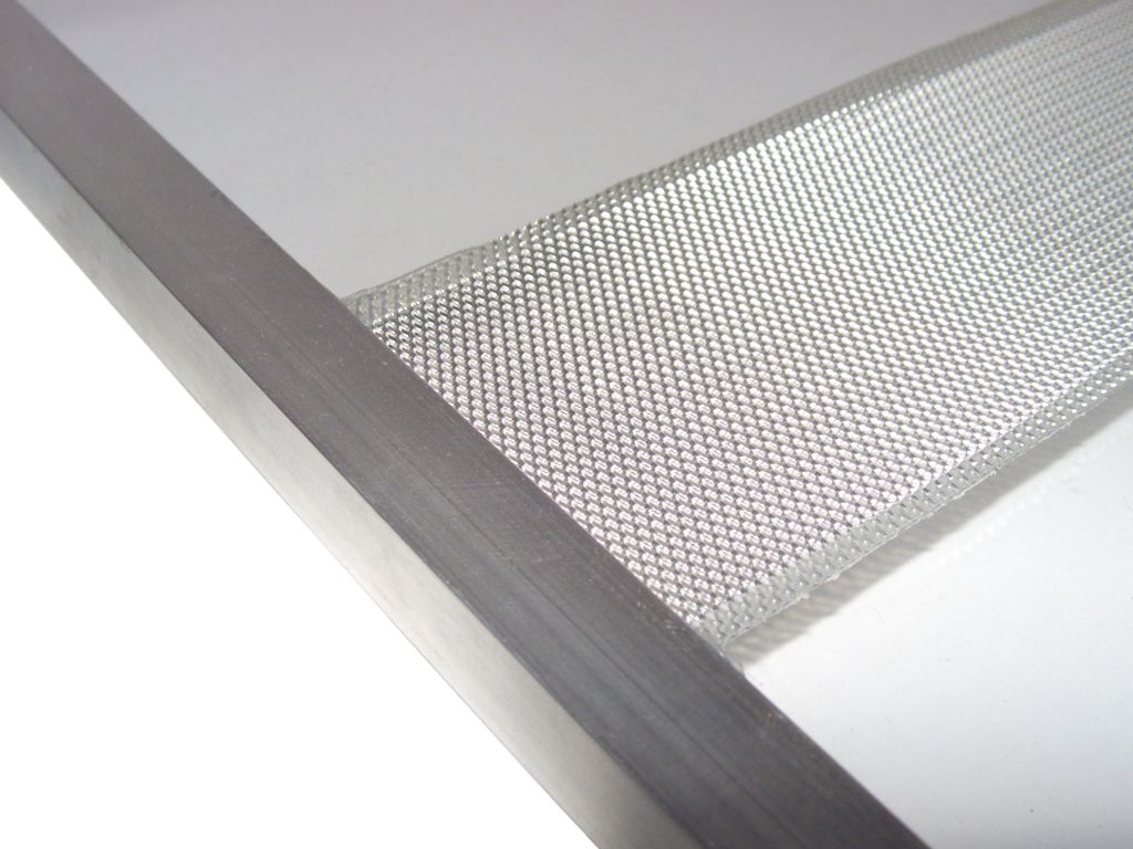 Abdeckung Glas + Gitter 60x30 cm