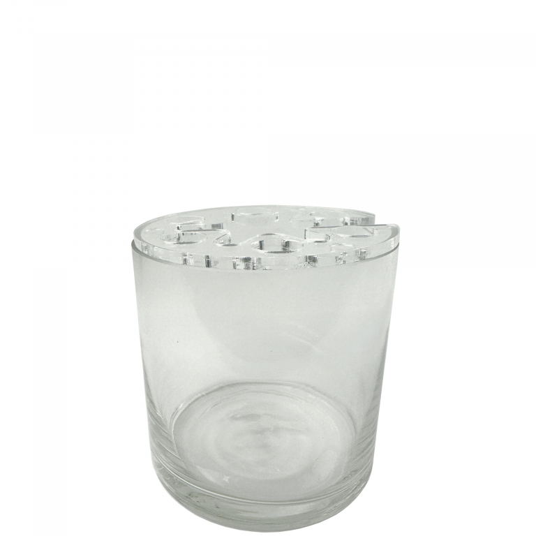 Arena Vase 10x10cm aus Glas