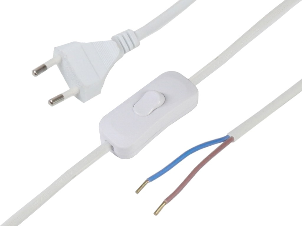 Euro-Stecker - Kabel offen - Kippschalter