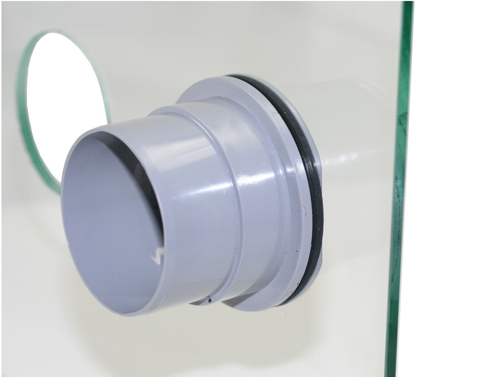 Formicarium-Schraubbuchse für 50mm-Bohrung - grau