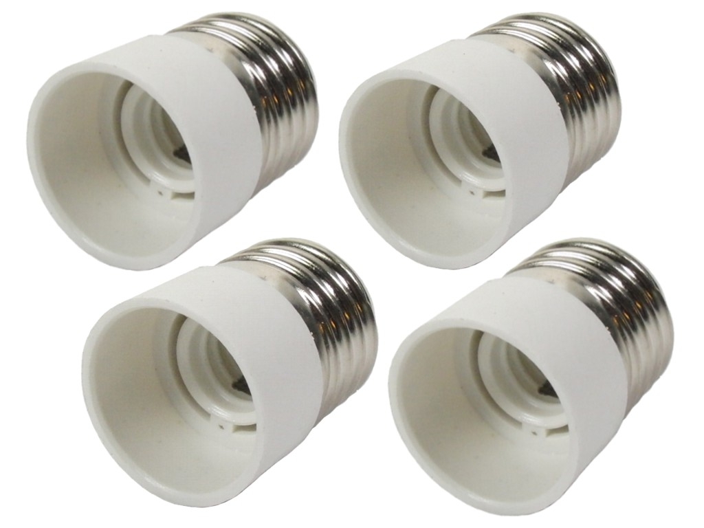 Lamp Base - E27 to E14 Adapter, 4 - Set