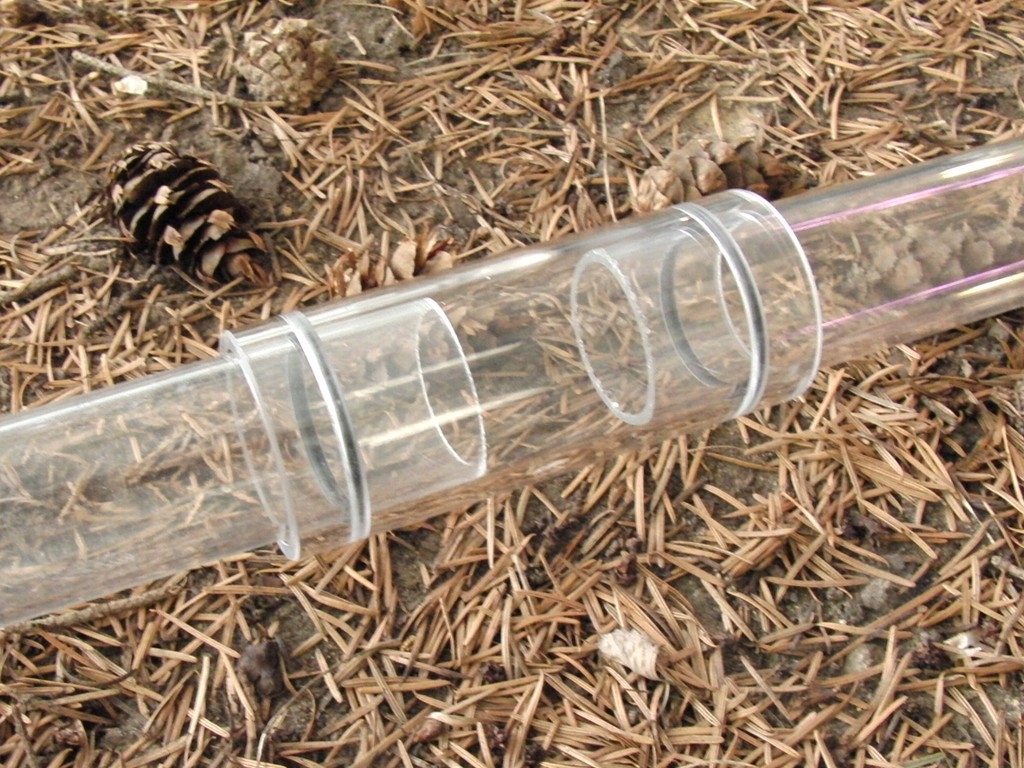 Rohrverbindung Form I Acryl 60mm für 50mm Rohr